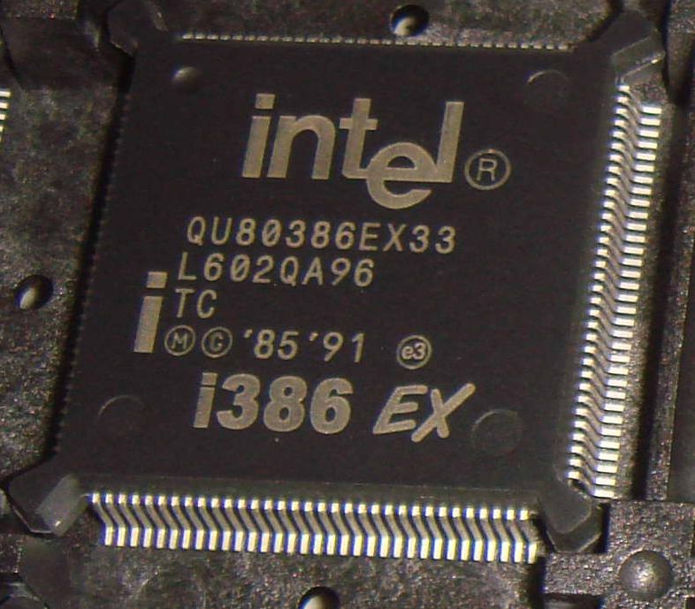QU80386EXTC33, микросхема