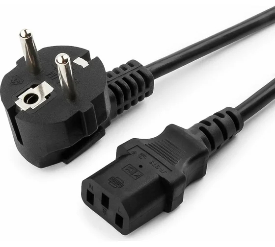 PC-186, кабель питания IEC320 C13-CEE 7/7 1.8м