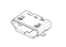 47346-0001, разъем Micro USB экранированный, тип B, USB 2.0