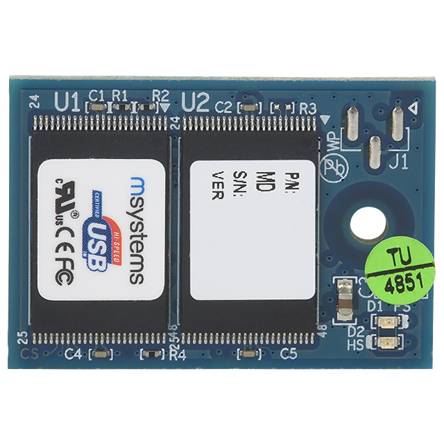 MD1150-D64-P, флеш-диск  iDOC с интерфейсом IDE 64 Mb 40-конт. вертикальный