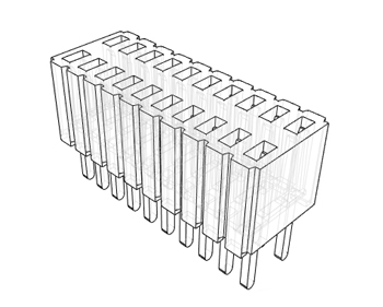 SLM-120-01-G-D, разъём