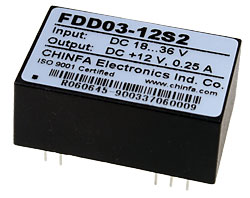 FDD03-12S4, DC/DC-конвертор