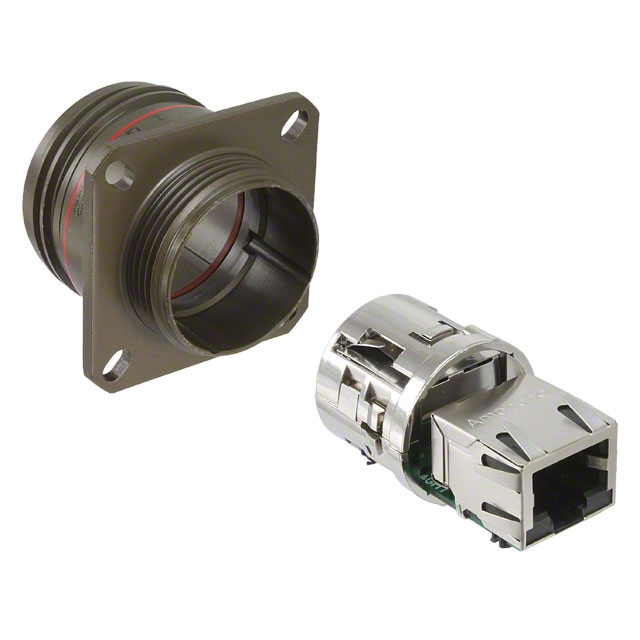 RJFTV21G, разъем Amphenol RJ45 Connector -40°C ~ 85°C