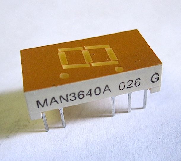 MAN3640A, индикатор