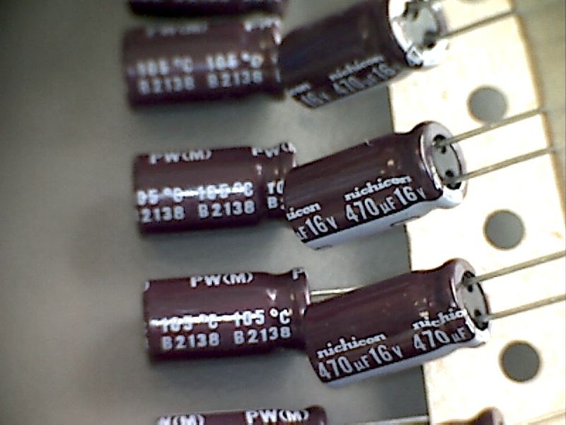 UPW1C471MPD6TD, 470uF 16V  электролит. конденсатор