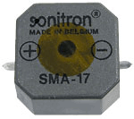 SMA-17LC-S, пьезоизлучатель с ген. 17мм SMD