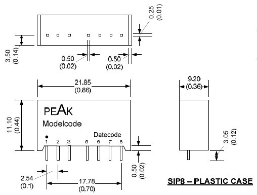PC10NG-0512E2:1H30LF, DC/DC-конвертор