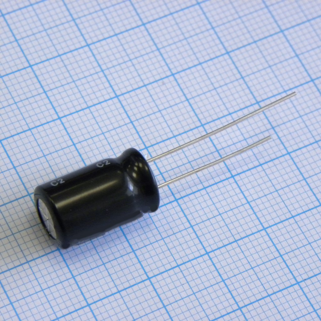 SK063M0220B5S-1015, конденсатор радиальный 220мкФ 63В ±20% 10*15