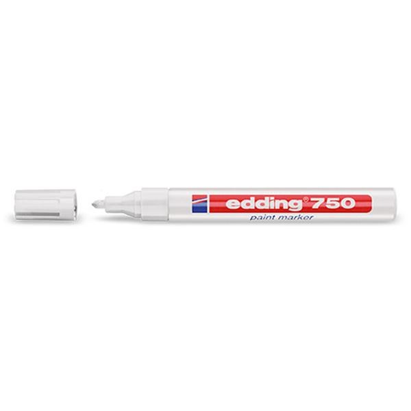 EDDING 750-049, маркер лаковый нестир., белый, 2 мм.