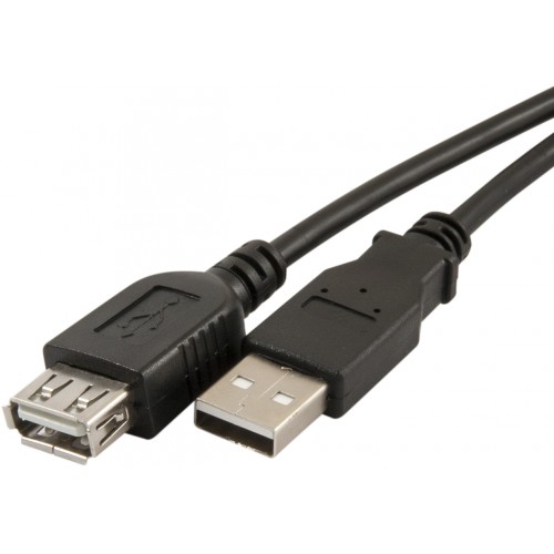 USB 2.0 AM>AF 1.8M, кабель