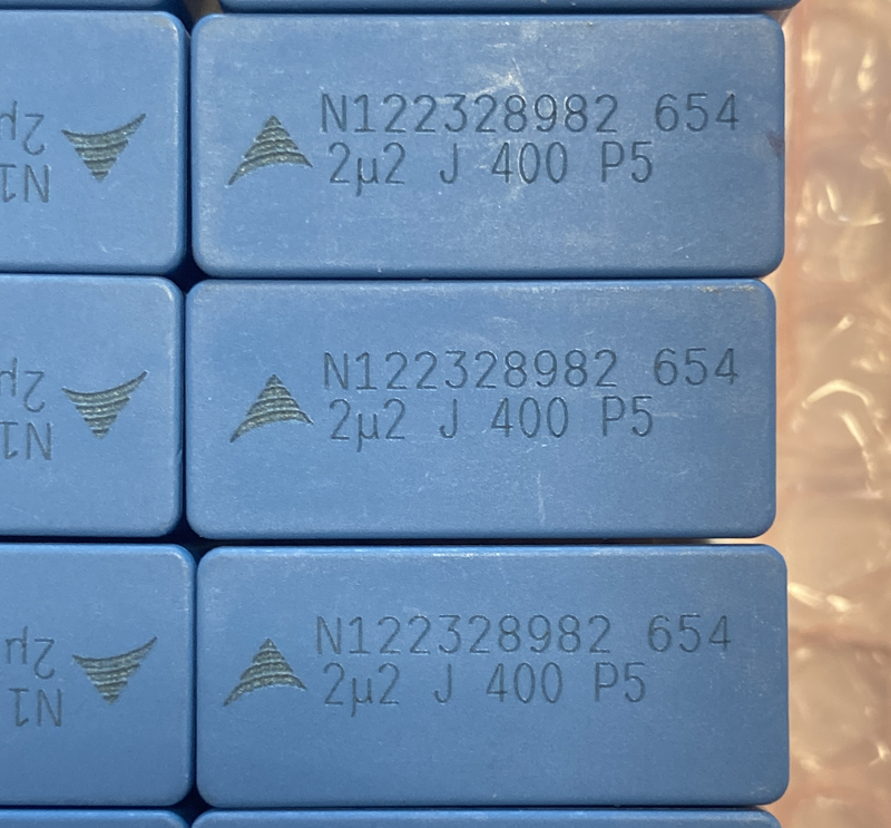 B32654A4225J000, конденсатор пленочный 2.2uF 400V