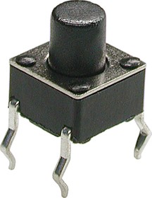 kls7-ts6601-7.0-180, кнопка тактовая прямая KLS7-TS6601-7.0-180, кнопка тактовая прямая