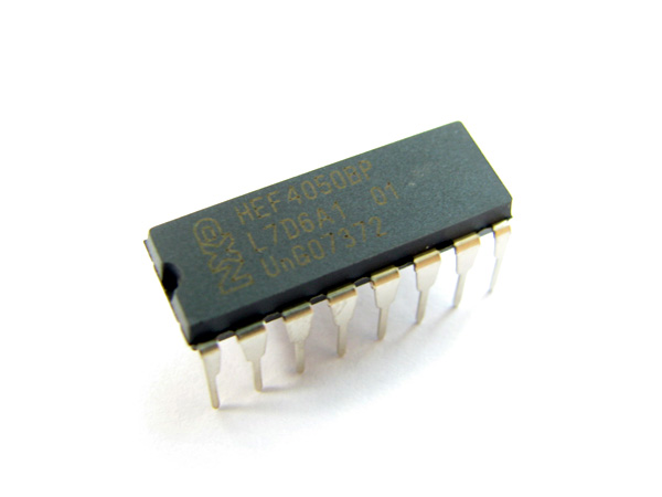 HEF4050BP, микросхема