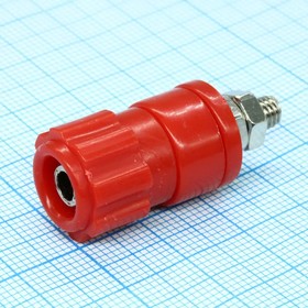 BP-121R, гнездо на панель (красный)