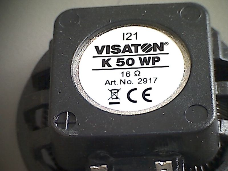 K 50WP/16 Ohm, динамик широкополосный Visaton