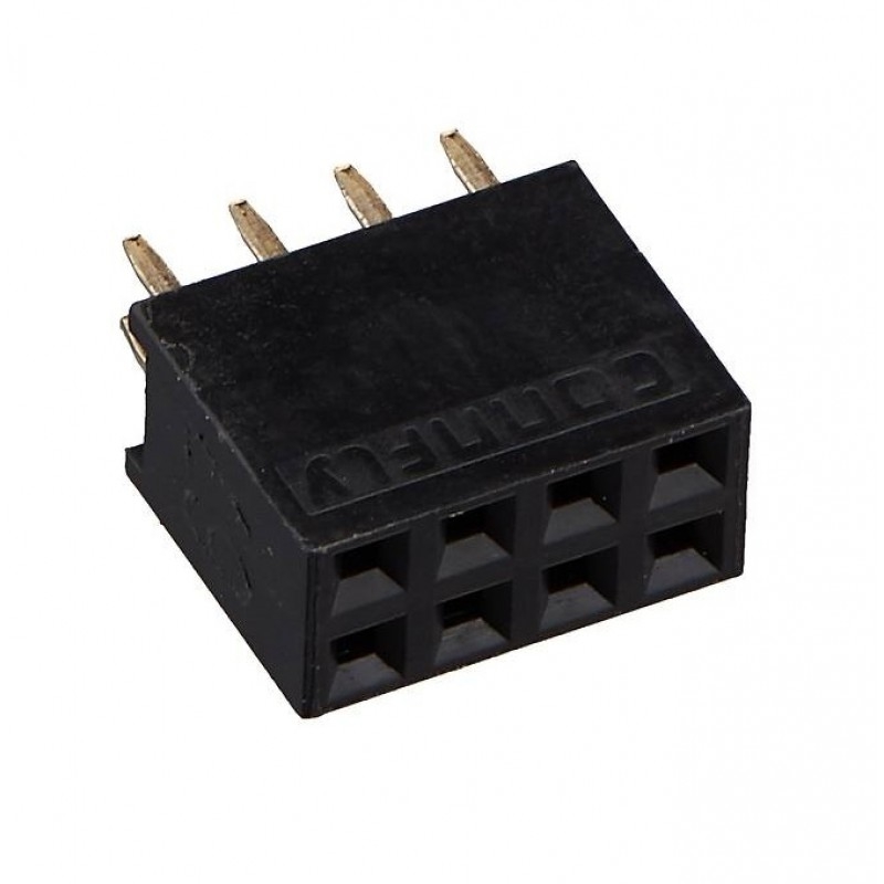 PBD 2x4 (разъем PBD-8), гн. в плату