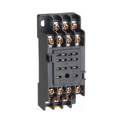 CZY14A, розетка для JZX-22F(D) 4 контакта