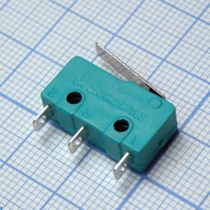 KMSW-12, микропереключатель с лапкой 17мм ON-(ON)