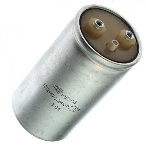 К50-18 4700мкФ 100В, электролит. конденсатор