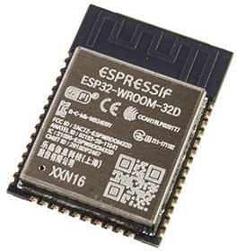 ESP32-WROOM-32D [16MB], встраиваемый Wi-Fi/Bluetooth модуль на базе чипа ESP32-D0WD с PCB-антенной