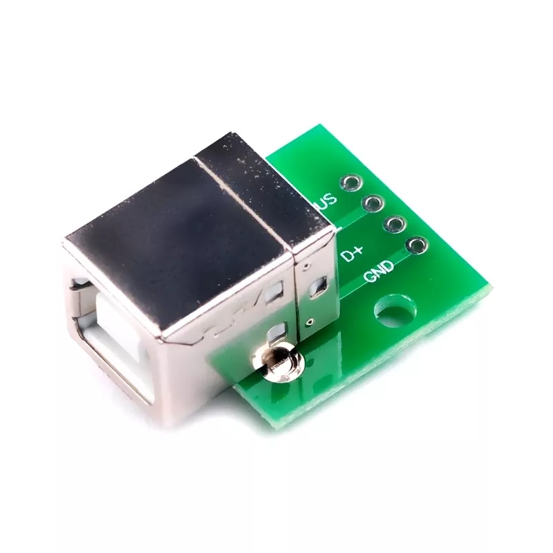 Переходник USB B Female на DIP (4 Pin)