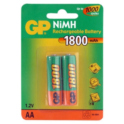 GP1800 mAh R6 2/20, аккумулятор