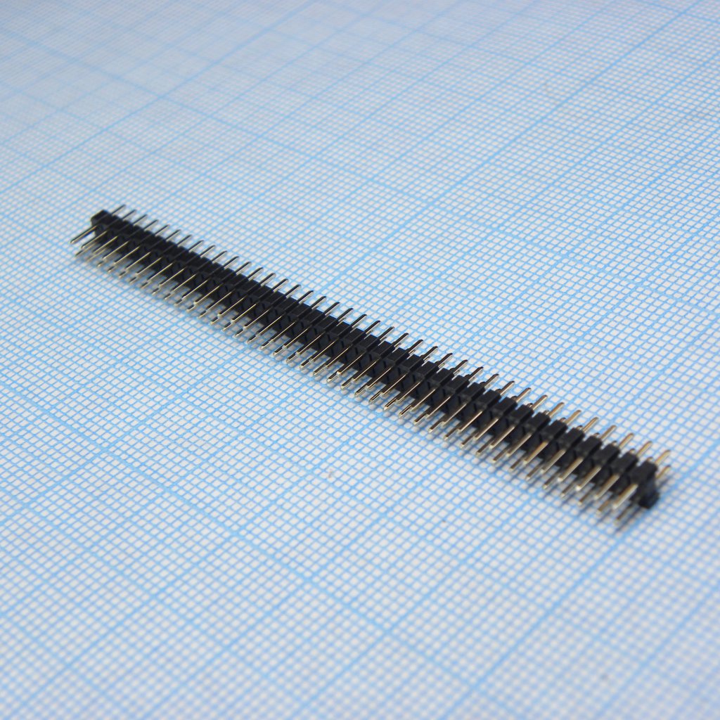 PLD2-80, вилка шаг 2 мм, на плату (PLD2-2х40)