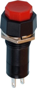 PBS-14B/R (красная), кнопка ON-(OFF) (1A 250VAC)