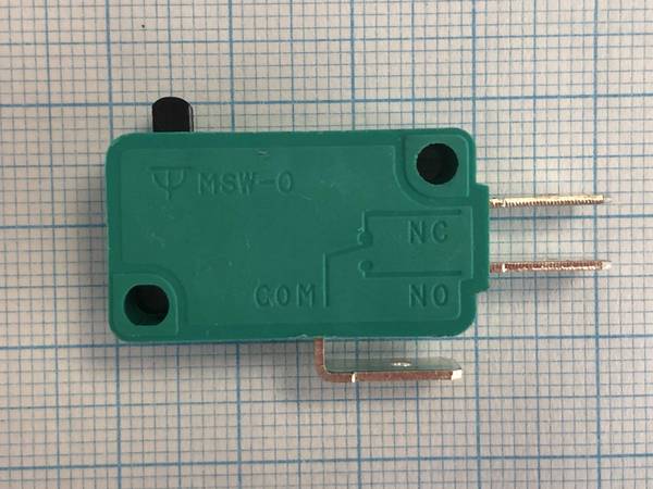 MSW-01, микропереключатель ON-(ON) (10A 125/250VAC) SPDT 3P