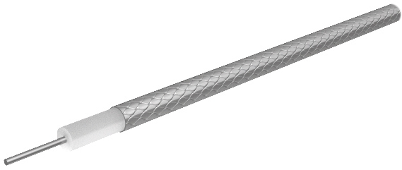 SUCOFORM_47_CU, кабель коаксиальный Hand formable, 50 Ohm, 40 GHz, 165°C, o1.19 mm, no jacket