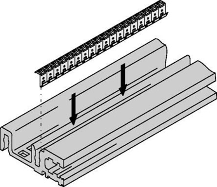 24560-245, контактная ЭМС-пружина 84TE 10шт