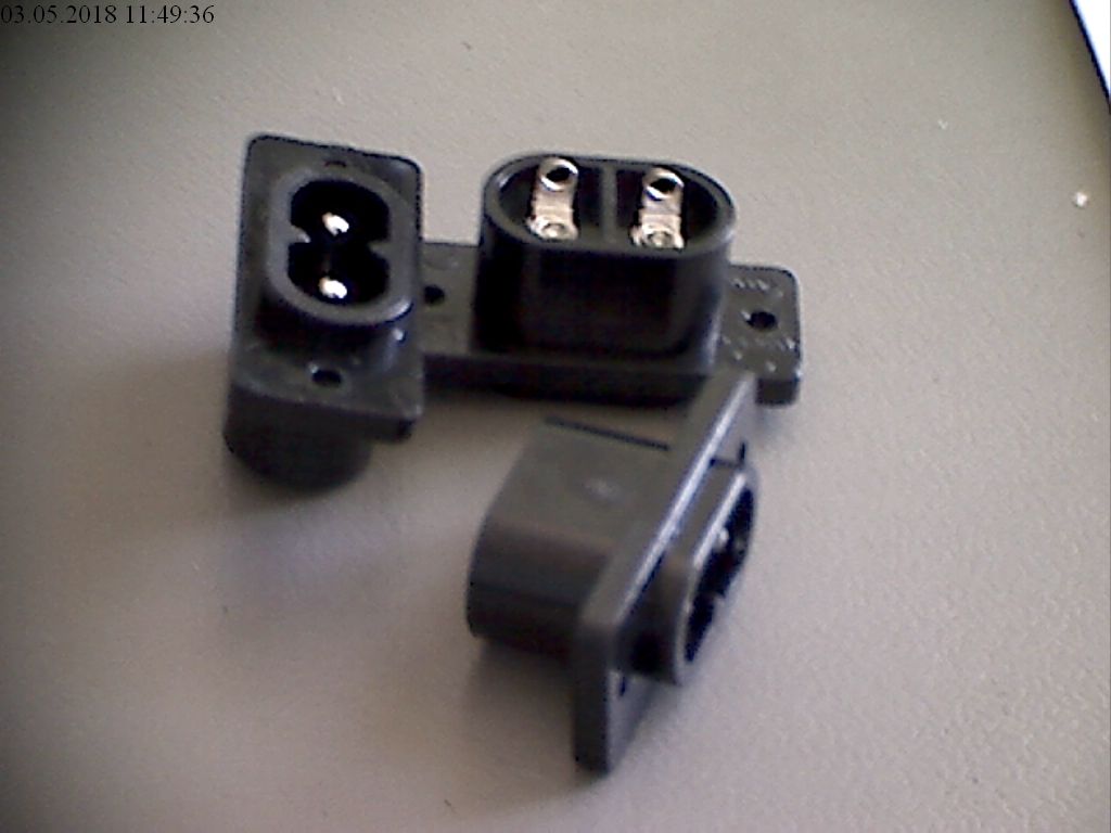 AC-11, разъем 220В (п) на блок, 2 контакта