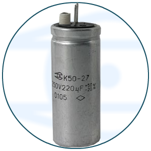 К50-27 100мкФ-450В, электролит. конденсатор