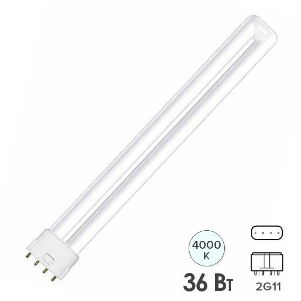 Лампа компактная люминесцентная Dulux L 36W/840 2G11 холодно-белая