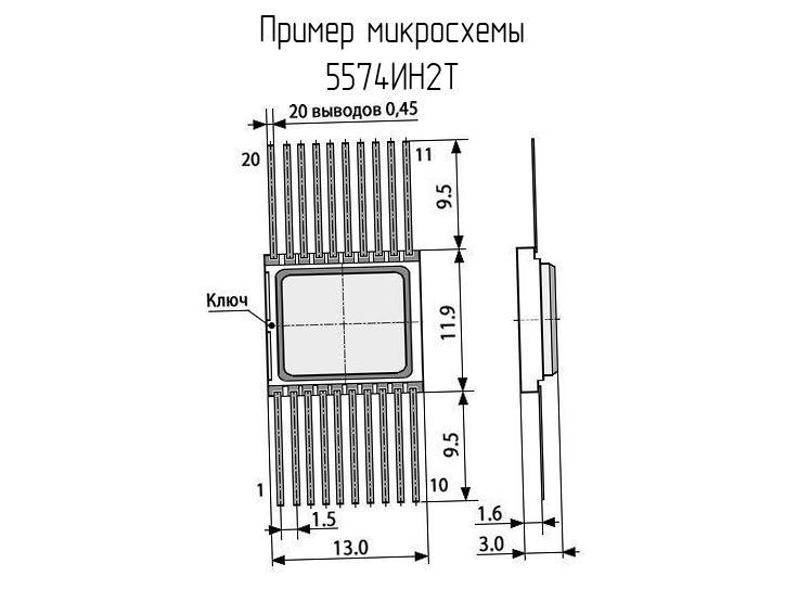 5574ИН2Т, микросхема