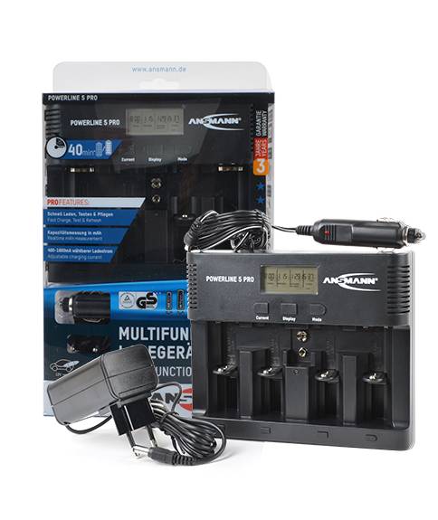 PowerLine 5 PRO BL1 (1001-0018) зарядное устройство ANSMANN