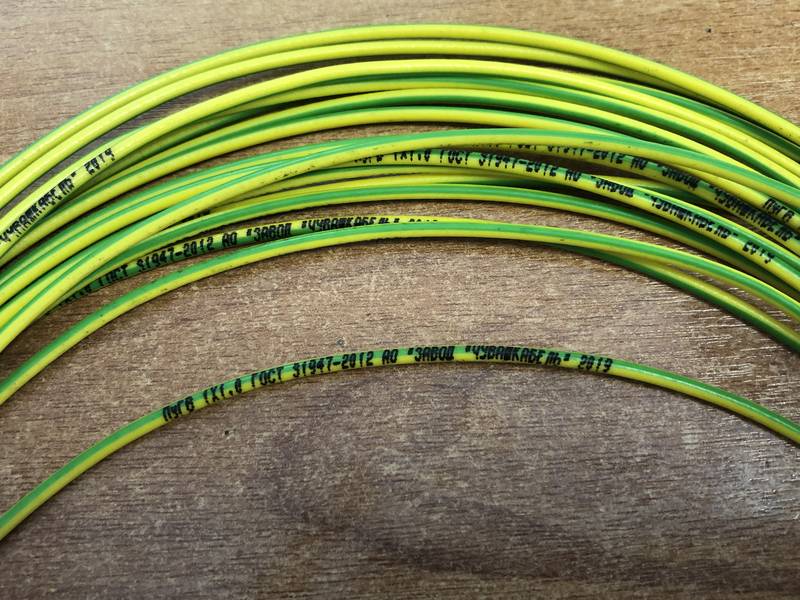 ПуГВ 1x1.0, провод 450/750В Б