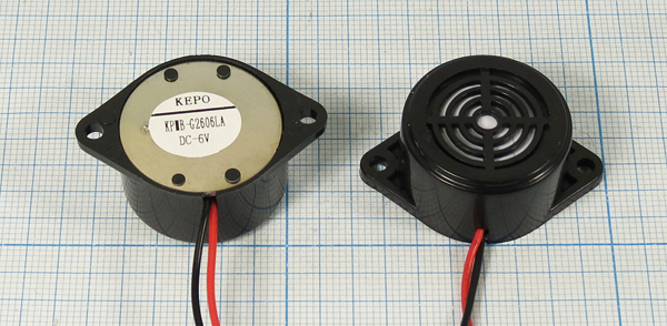 KPMB-G2606LA /KEPO, звонок (зуммер) магнитоэлектр. с генератором