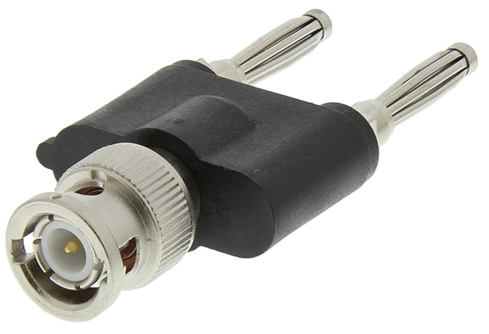 J01008A0626, переходник BNC штекер-2х Banana штекер