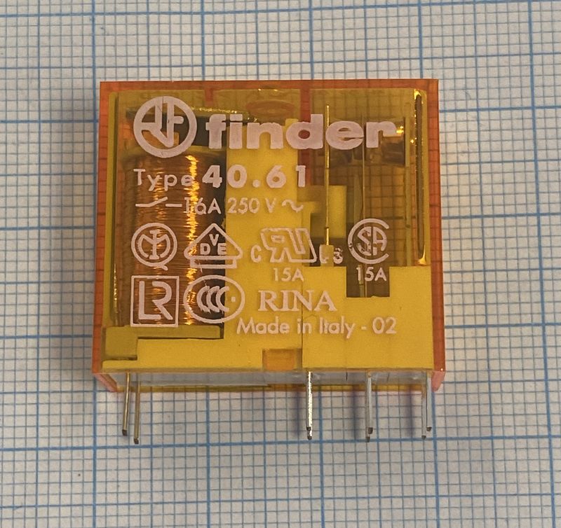 40.61.8.024.0000, реле 24vac 1form с16a 40.61.8.024.0000, реле 24VAC 1Form С16A