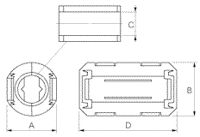 CF-35M(B), O4 мм поглотитель ферритовый на кабель разъемный