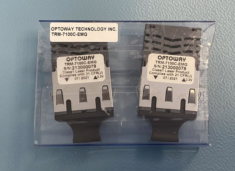 TRM-7100C-EMG, 3.3V / 850 nm / 1.25 Gbps RoHS Compliant Optical Multi-Mode Transceiver
